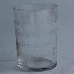 Verre Souvenir contre prime Lassueur & Co XIXe si&egrave;cle 1903