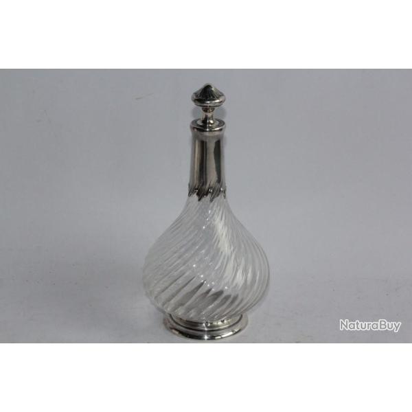 Carafe � liqueur cristal et argent France