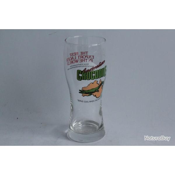 Verre � bi�re Australian Crocodile