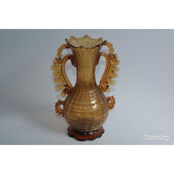 Vase verre souffl� XVIIIe si�cle Espagne