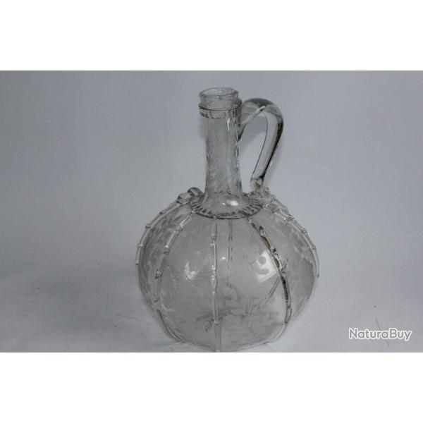 Carafe verre souffl� Hollande XVIIIe si�cle