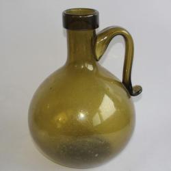 Ancienne bouteille carafe verre soufflé