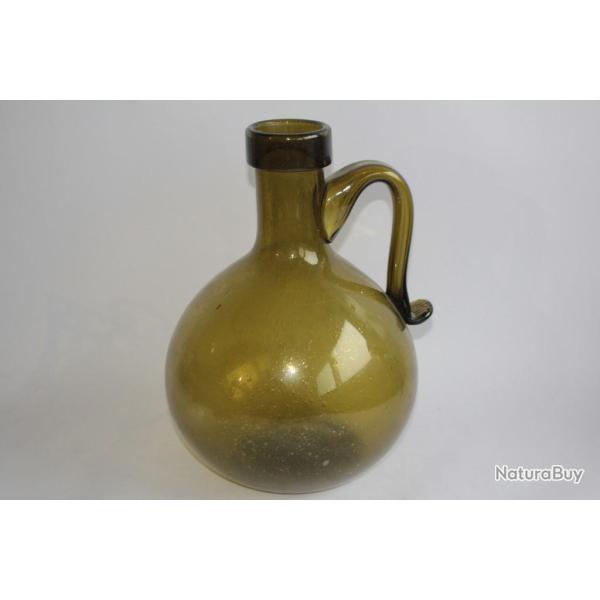 Ancienne bouteille carafe verre souffl�