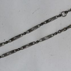 Cha&icirc;ne de montre gousset argent