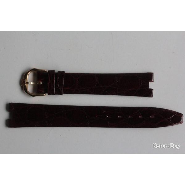 RAYMOND WEIL Bracelet pour montre croco bordeaux 16 mm