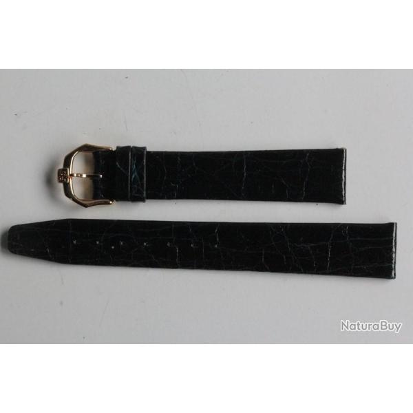 RAYMOND WEIL Bracelet pour montre croco bleu noir 16 mm
