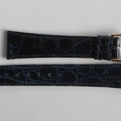 RAYMOND WEIL Bracelet pour montre croco bleu marine 19 mm