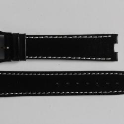 RAYMOND WEIL Bracelet pour montre cuir noir 18 mm