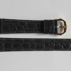 RAYMOND WEIL Bracelet pour montre croco gris foncé 17 mm