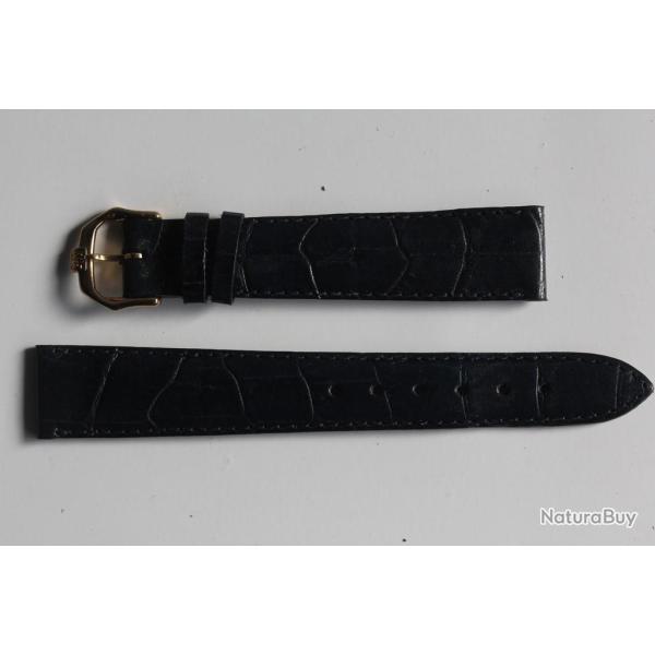 RAYMOND WEIL Bracelet pour montre cuir bleu marine 17 mm