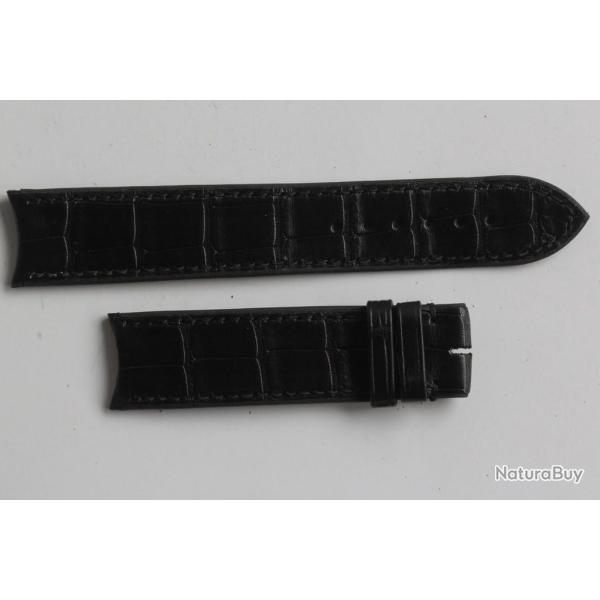 F.P. JOURNE Bracelet pour montre Alligator noir 20 mm