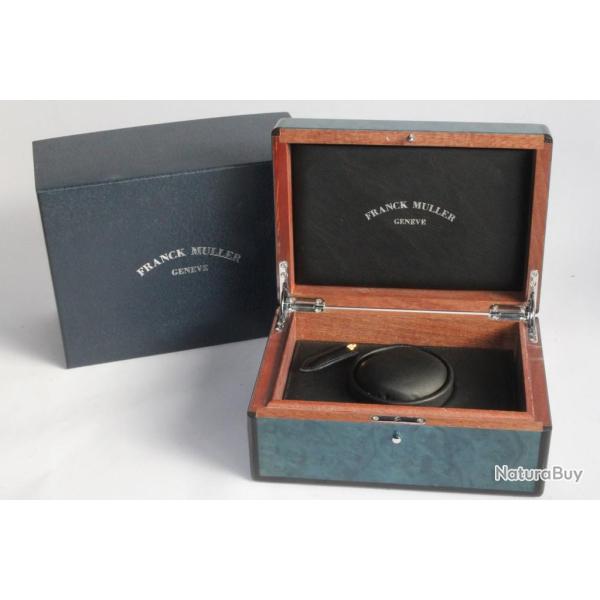 FRANCK MULLER �crin pour montre en loupe d'acajou