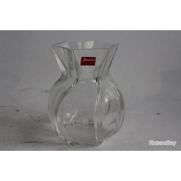 BACCARAT Vase cristal Corolle