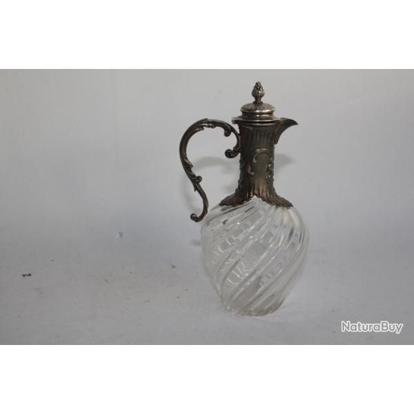 BACCARAT Petite aigui�re cristal et argent Joseph Alexandre Martel