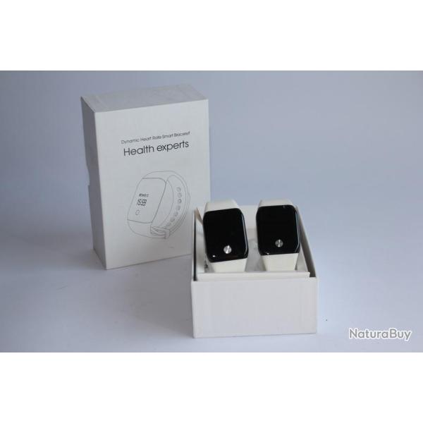 Deux montres connect�es Dynamic Heart Rate Smart Bracelet