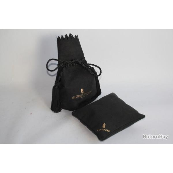 De GRISOGONO Bourse �crin pour montre bijoux+ coussin