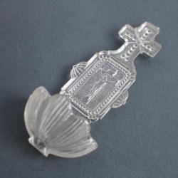Ancien bénitier verre