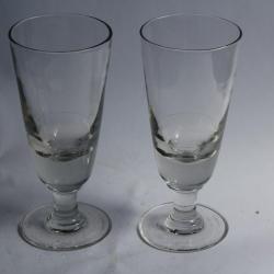 Paire d'anciens verres à Absinthe