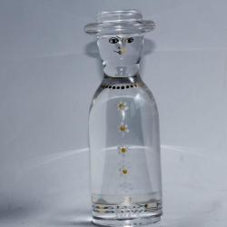 KOSTA BODA Presse papier cristal Aunt Rosy 1974 Suède