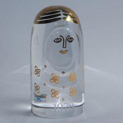 KOSTA BODA Presse papier cristal Mor 1970 Suède