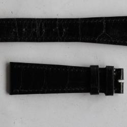 PATEK PHILIPPE Bracelet montre cuir brun brillant 21 mm