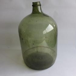 Grande Bouteille verre soufflé XIXe siècle