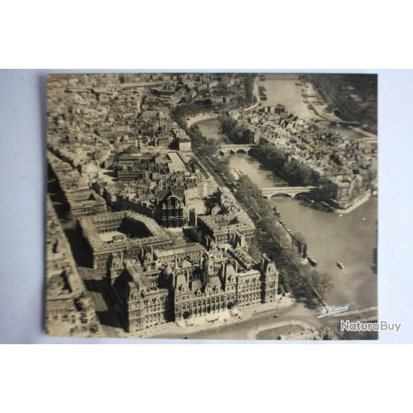 Grande Photographie Roger HENRARD Paris H�tel de ville �le Saint Louis