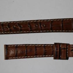 FREDERIQUE CONSTANT Bracelet montre cuir brun 16 mm