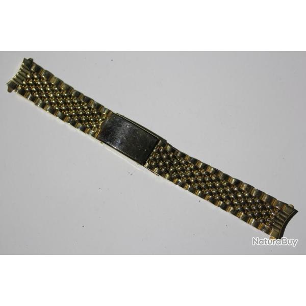 Bracelet montre acier dor� 18 mm