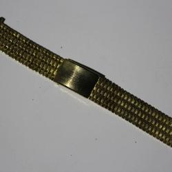 Bracelet montre acier dor&eacute; 16 mm
