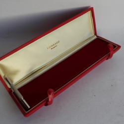LOMBARD Écrin pour montre et bijoux cuir rouge