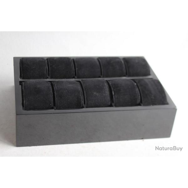 Pr�sentoir pour 10 montres laqu� noir Tissot