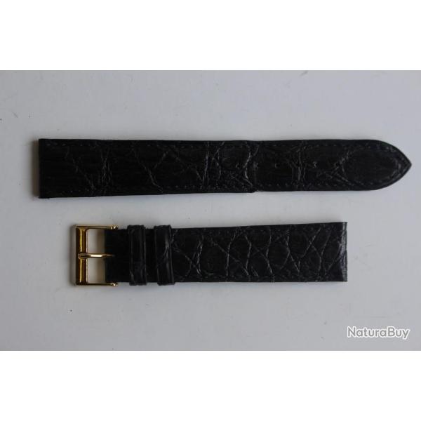 JULIAN JOAILLIERS Bracelet pour montre cuir bleu marine 18 mm