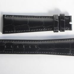 PATEK PHILIPPE Bracelet montre noir brillant 21 mm