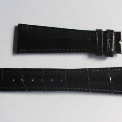 PATEK PHILIPPE Bracelet montre noir brillant 21 mm