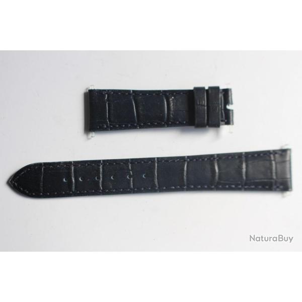 PATEK PHILIPPE Bracelet montre bleu fonc� 19 mm