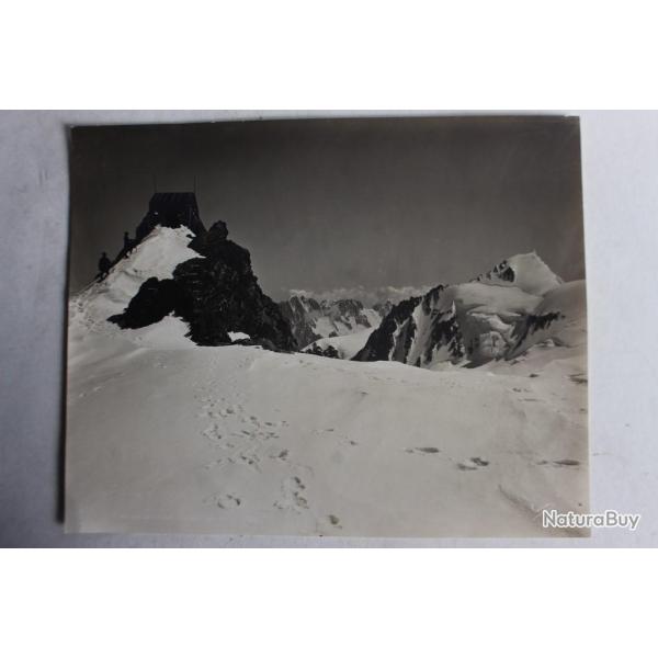 Photographie G. TAIRRAZ Aiguille du Midi 1932 Alpinistes