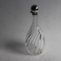 Carafe cristal et argent anglais Rupert Favell