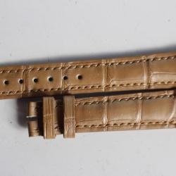 PATEK PHILIPPE Bracelet montre cuir bronze 16 mm