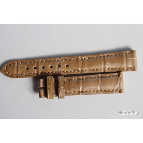 PATEK PHILIPPE Bracelet montre cuir bronze 16 mm