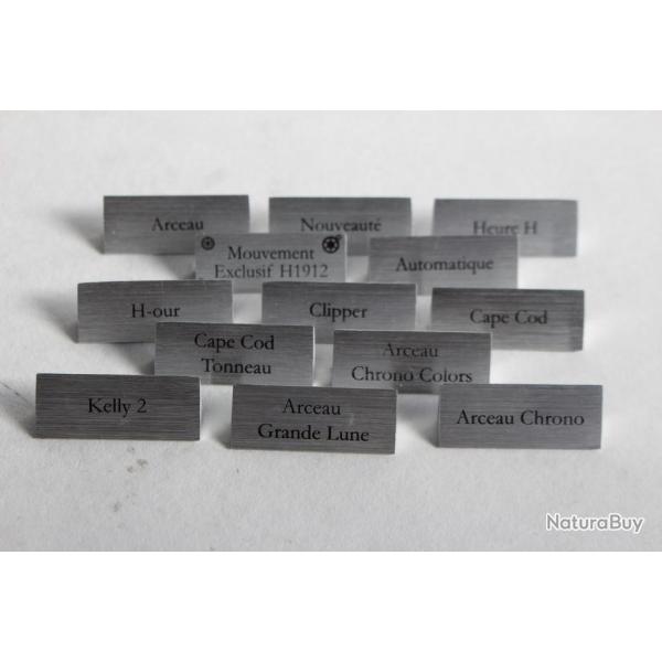 HERMES Plaquettes pr�sentation mod�les montres Herm�s