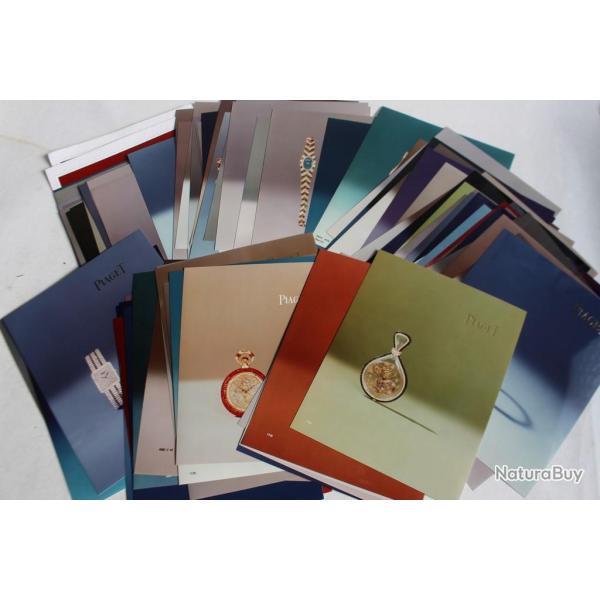PIAGET Lot 84 photographies revendeurs montres Piaget bijoux