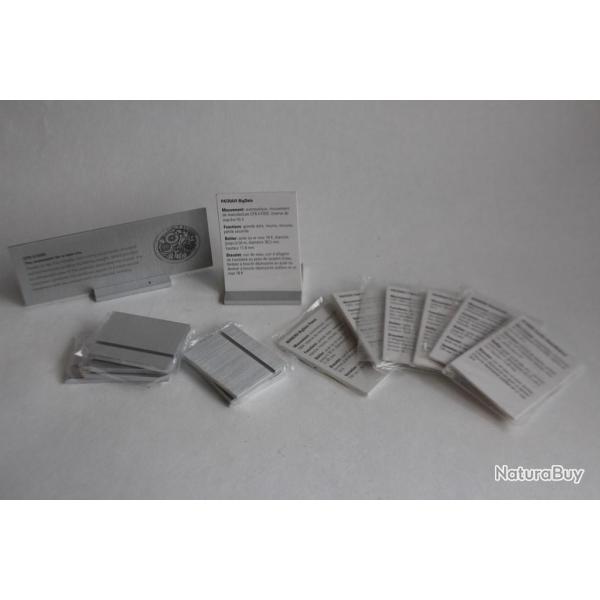 Carl F. BUCHERER Plaquettes pr�sentation montres Pathos Patravi Manero