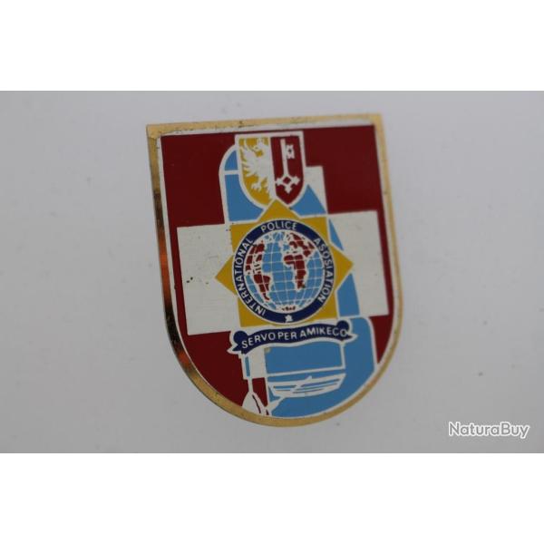 Insigne International Police Asosation Servo per Amikeco