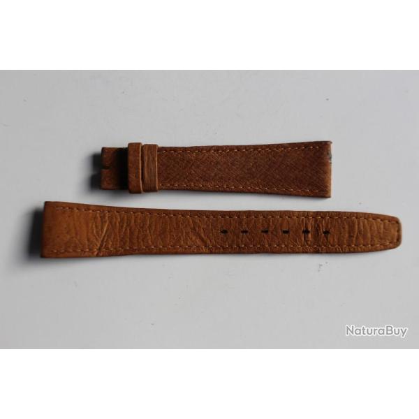 Bracelet pour montre Christian DIOR cuir brun 18 mm