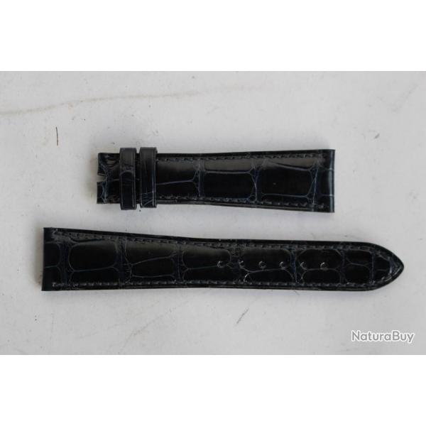 PATEK PHILIPPE Bracelet montre bleu fonc� 20 mm