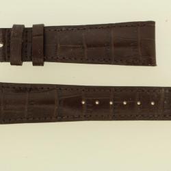 PATEK PHILIPPE Bracelet montre cuir brun 21 mm