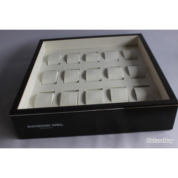 RAYMOND WEIL grand pr�sentoir pour 15 montres