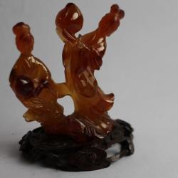 Sculpture en cornaline femmes Guanshiyin Chine Bouddhisme