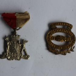 Insignes Société de gymnastique Reims Schlestadt Sélestat 1884